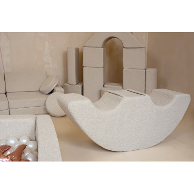 Mecedora bean duo bloque de espuma para niños guarderías salas de juegos boucle Mecedora bean duo bloque de espuma para niños guarderías salas de juegos boucle